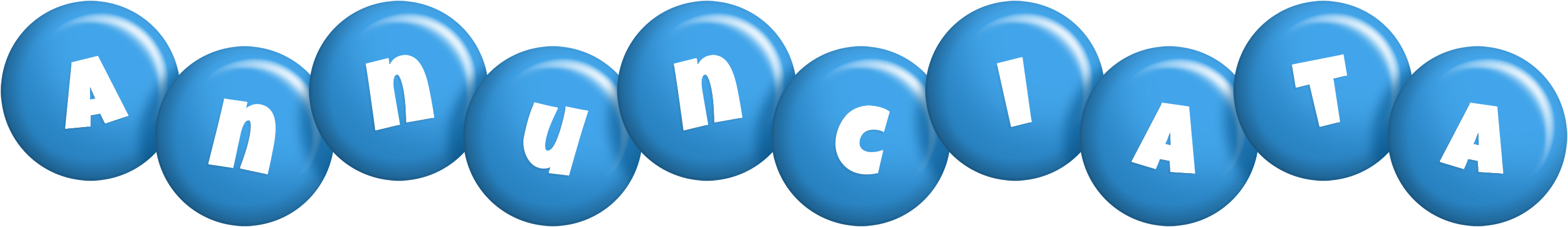 Annunciata candy-blue logo
