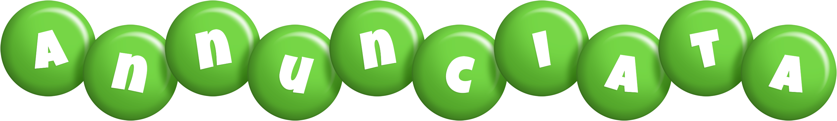 Annunciata candy-green logo
