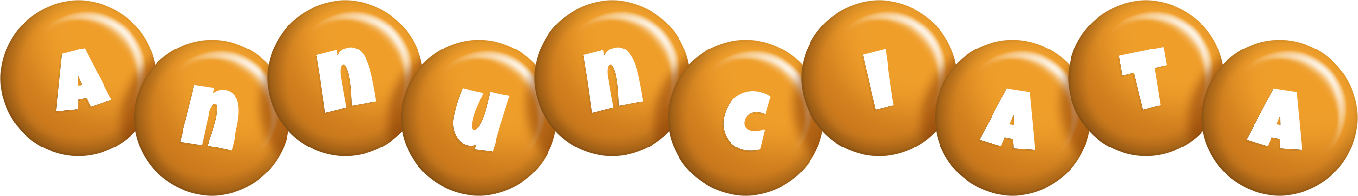 Annunciata candy-orange logo