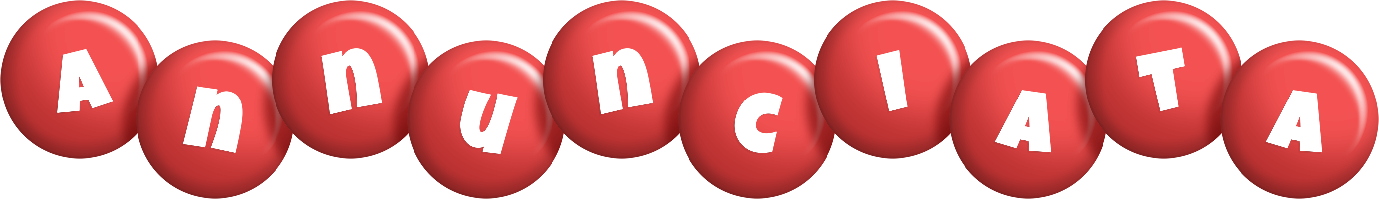 Annunciata candy-red logo