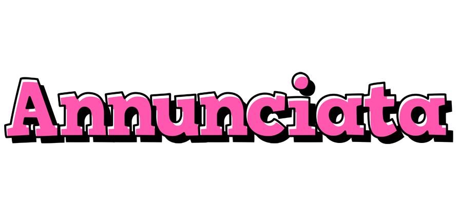 Annunciata girlish logo