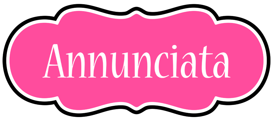 Annunciata invitation logo