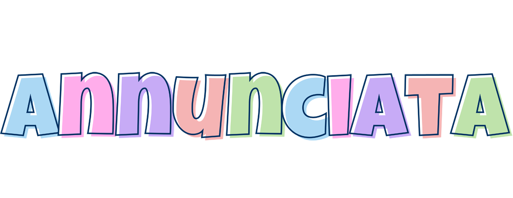 Annunciata pastel logo