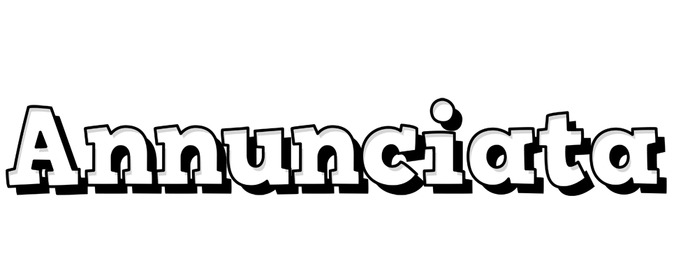 Annunciata snowing logo