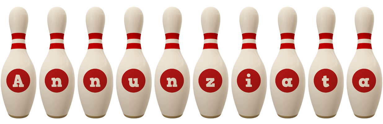 Annunziata bowling-pin logo