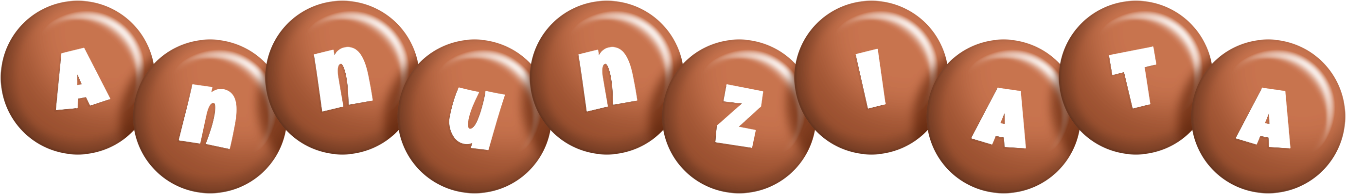 Annunziata candy-brown logo