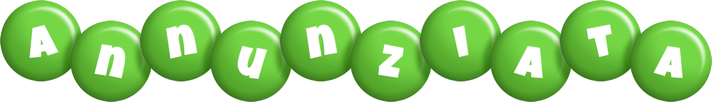 Annunziata candy-green logo