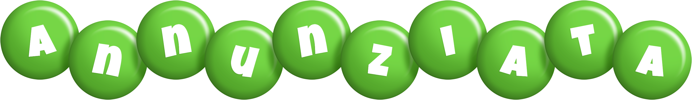 Annunziata candy-green logo