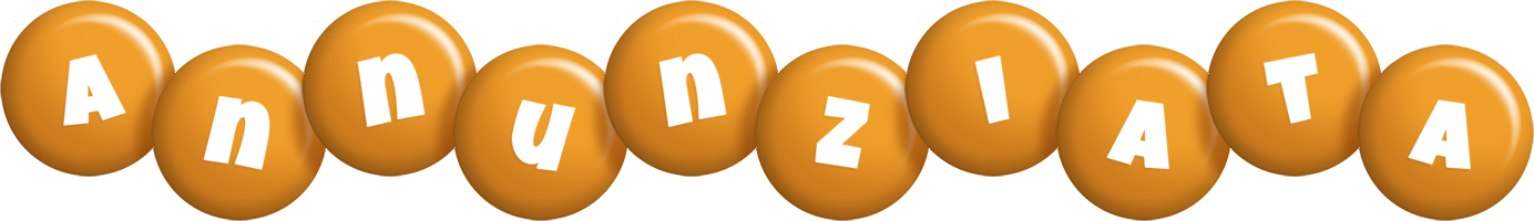 Annunziata candy-orange logo