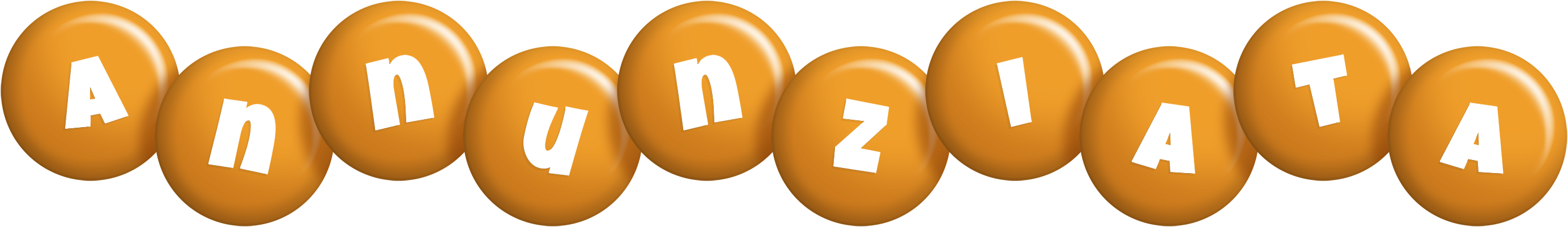 Annunziata candy-orange logo