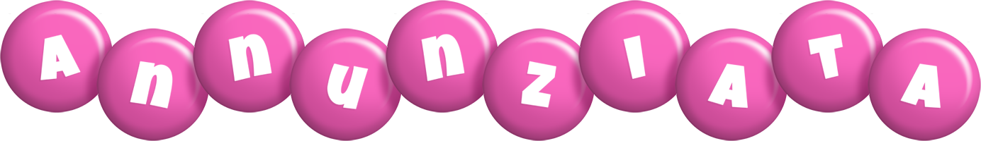 Annunziata candy-pink logo