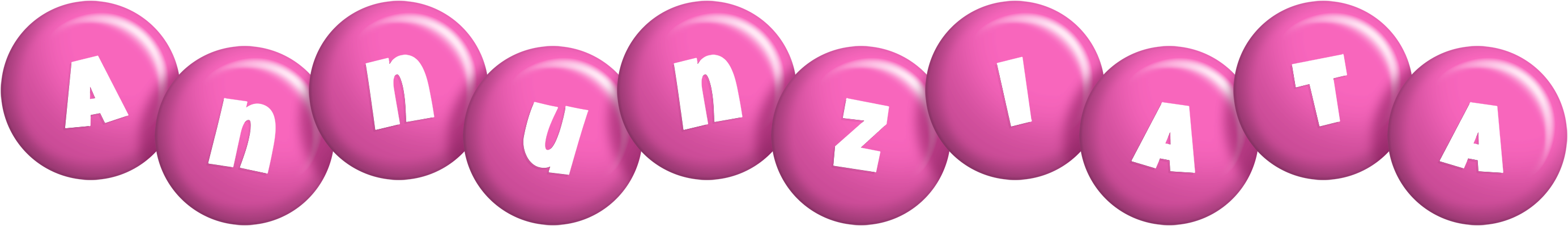 Annunziata candy-pink logo