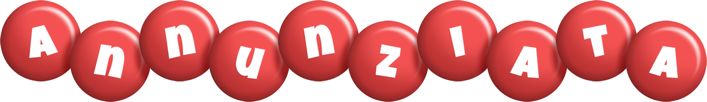 Annunziata candy-red logo