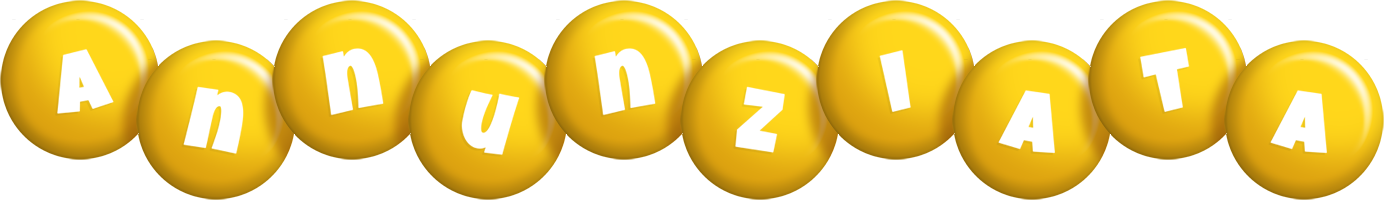 Annunziata candy-yellow logo