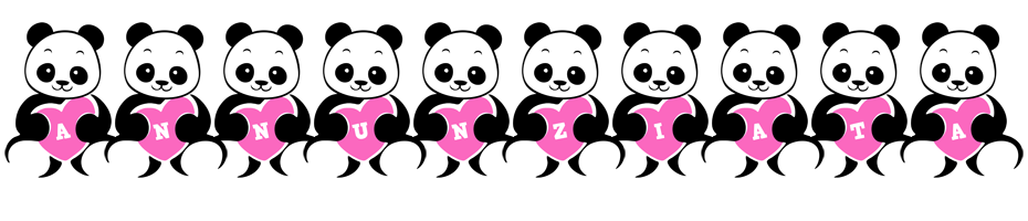 Annunziata love-panda logo