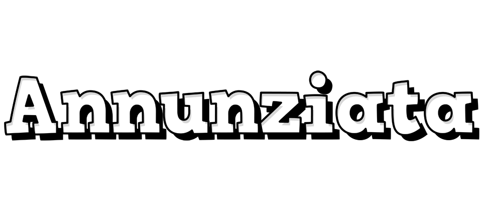 Annunziata snowing logo