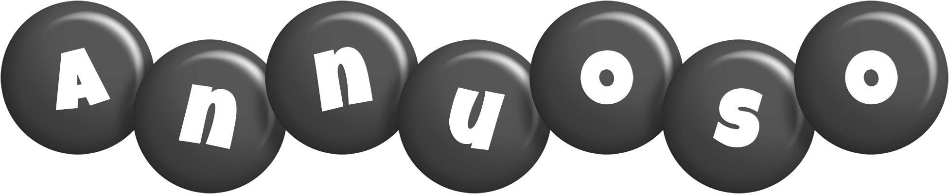 Annuoso candy-black logo