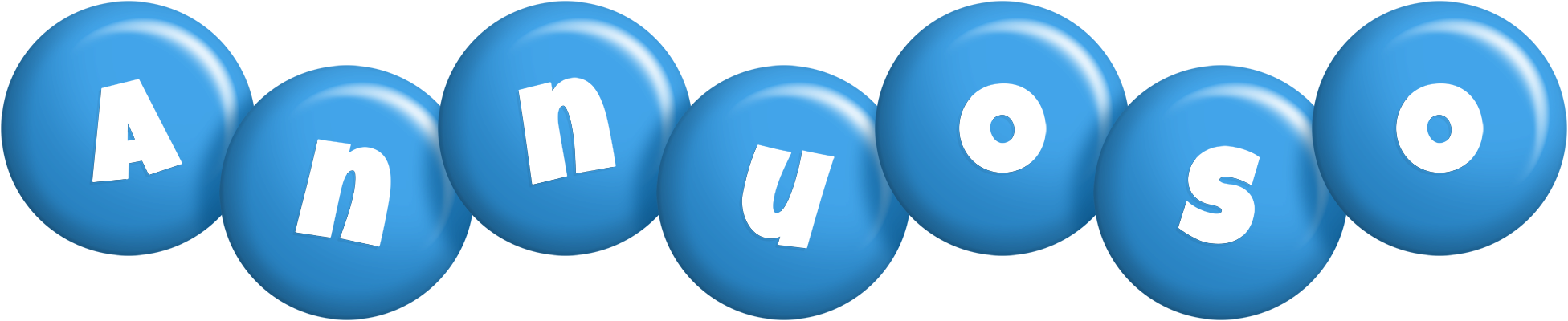 Annuoso candy-blue logo