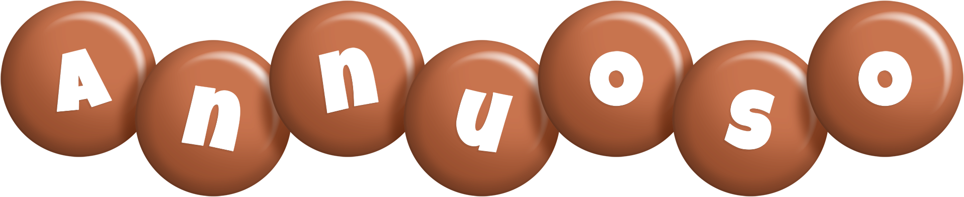 Annuoso candy-brown logo