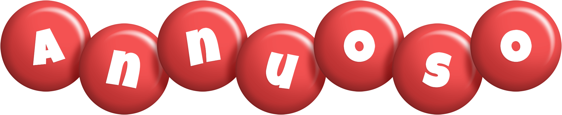 Annuoso candy-red logo