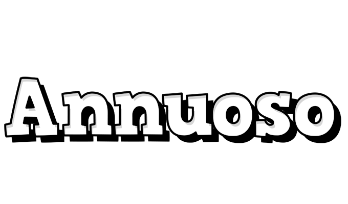 Annuoso snowing logo