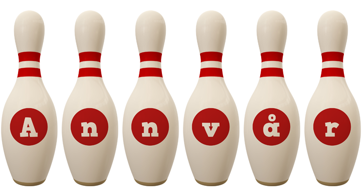 Annvår bowling-pin logo