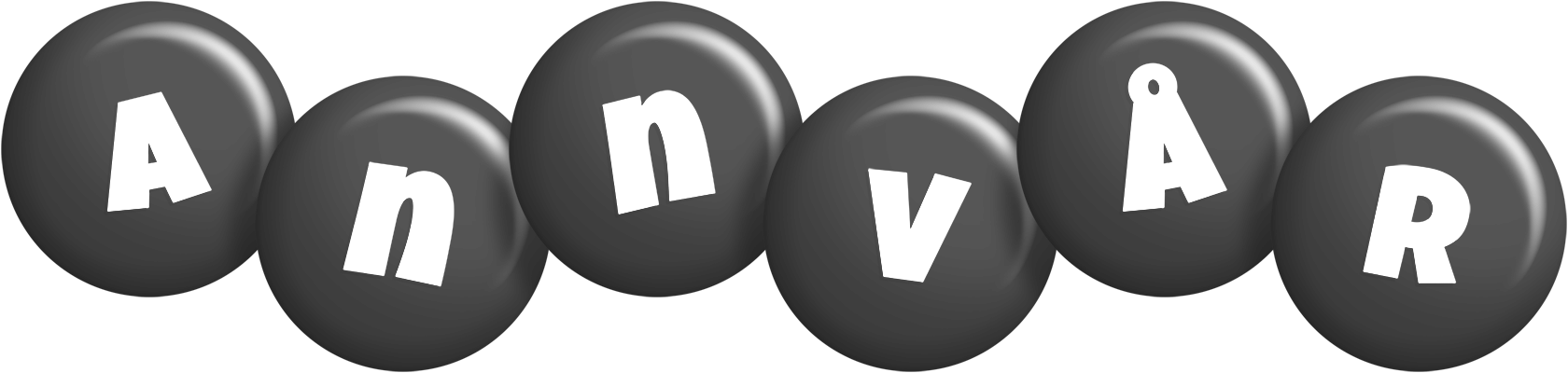 Annvår candy-black logo