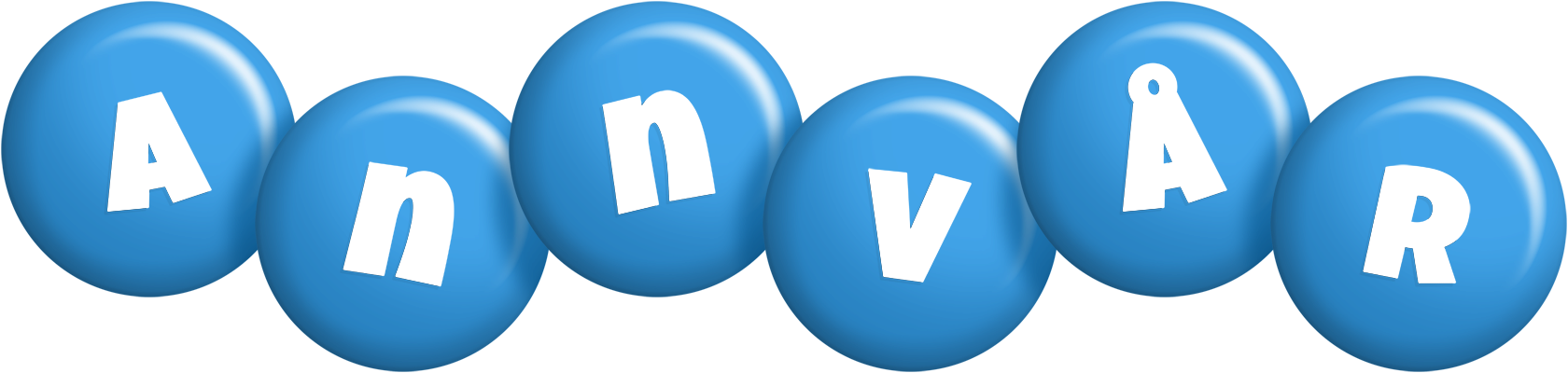 Annvår candy-blue logo