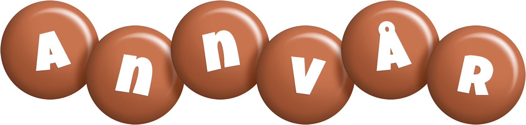 Annvår candy-brown logo