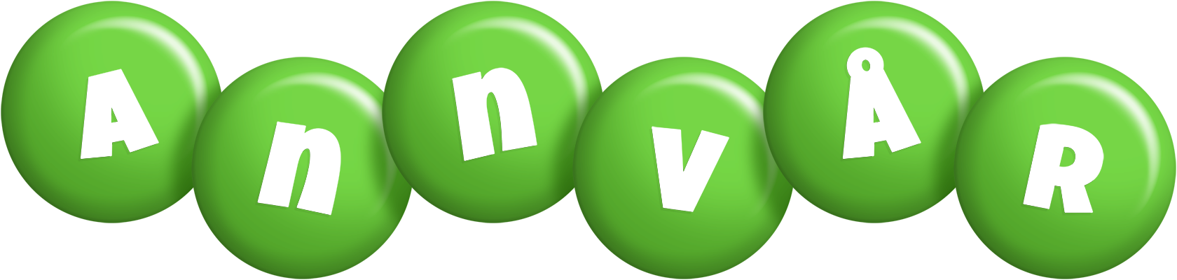 Annvår candy-green logo