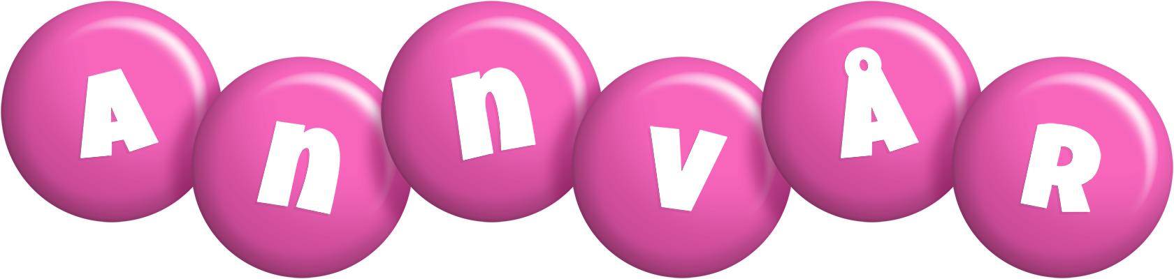 Annvår candy-pink logo