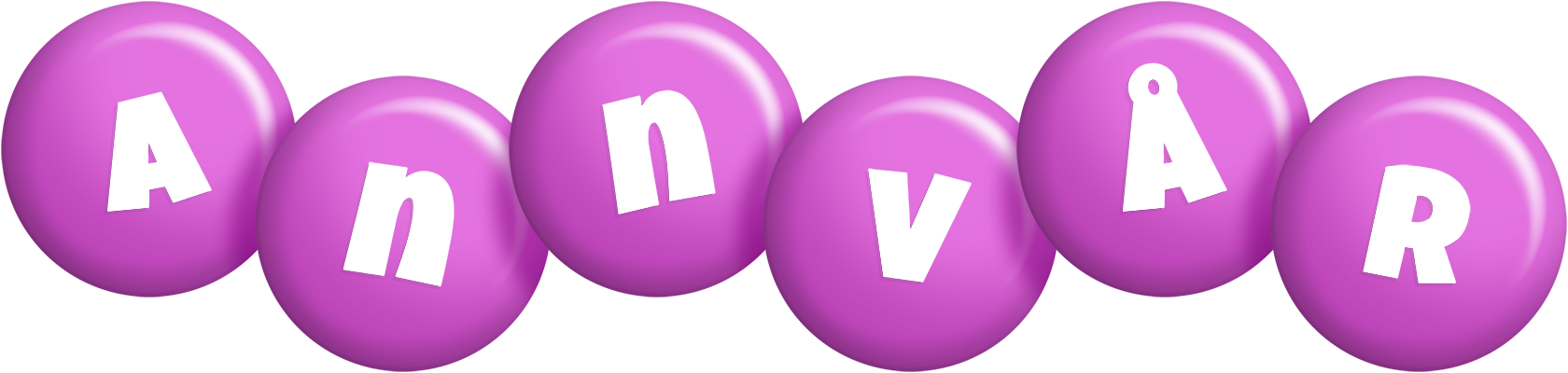 Annvår candy-purple logo