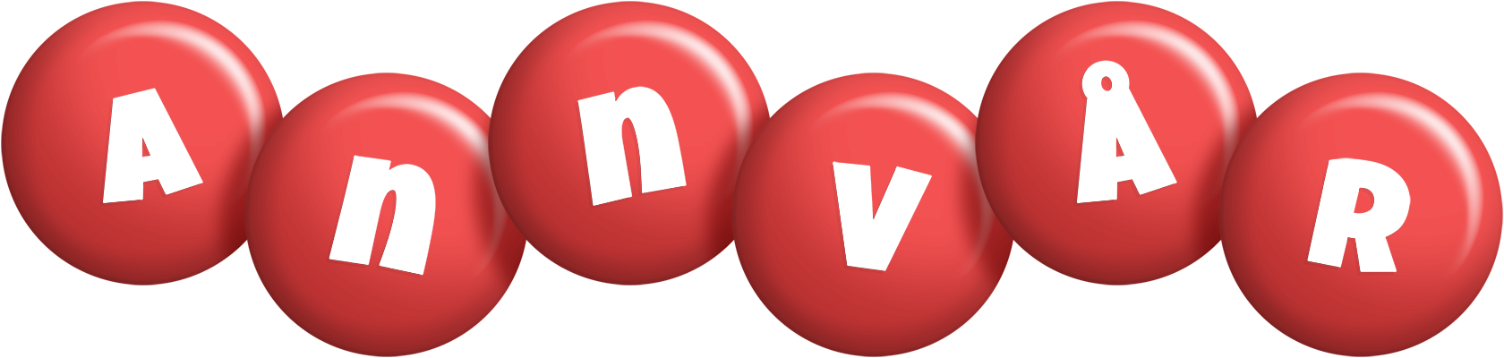 Annvår candy-red logo