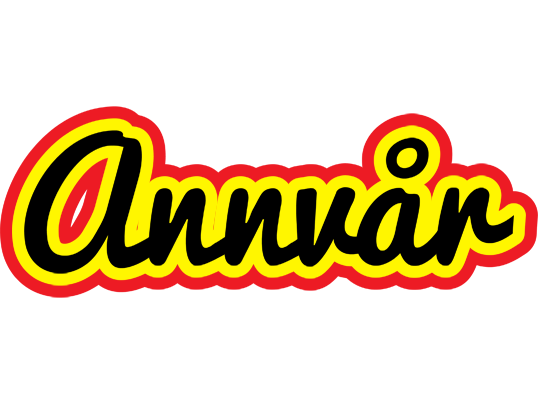 Annvår flaming logo