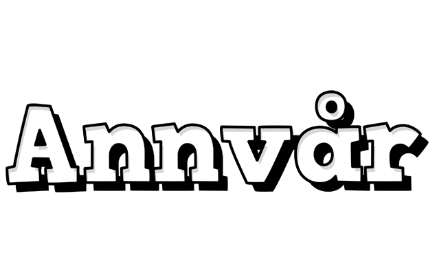 Annvår snowing logo