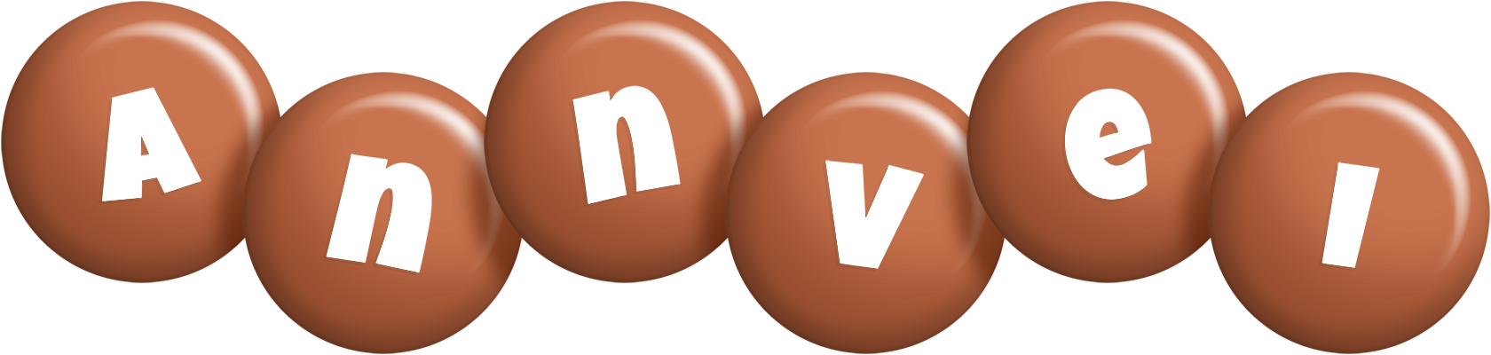 Annvei candy-brown logo