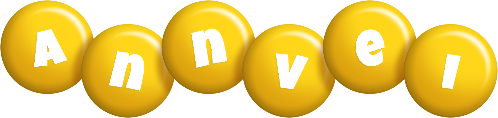 Annvei candy-yellow logo