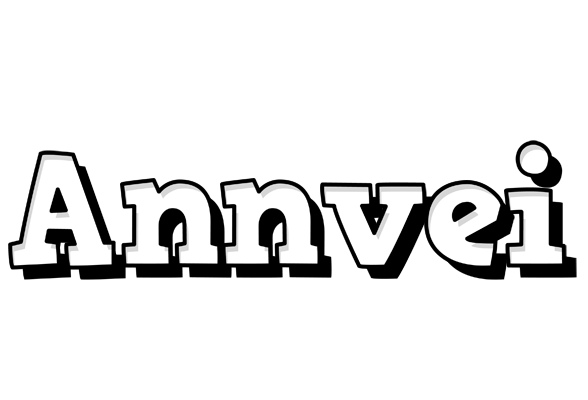 Annvei snowing logo