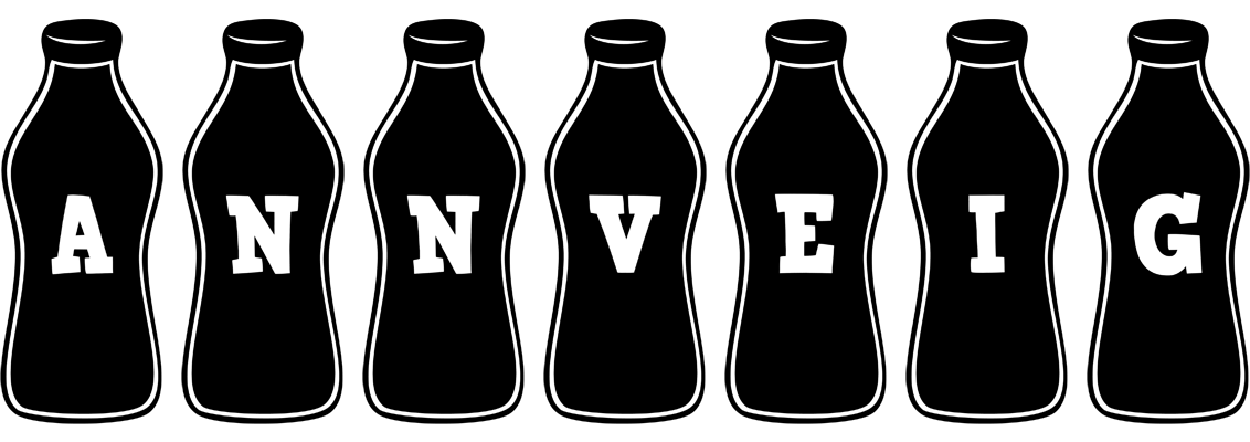 Annveig bottle logo