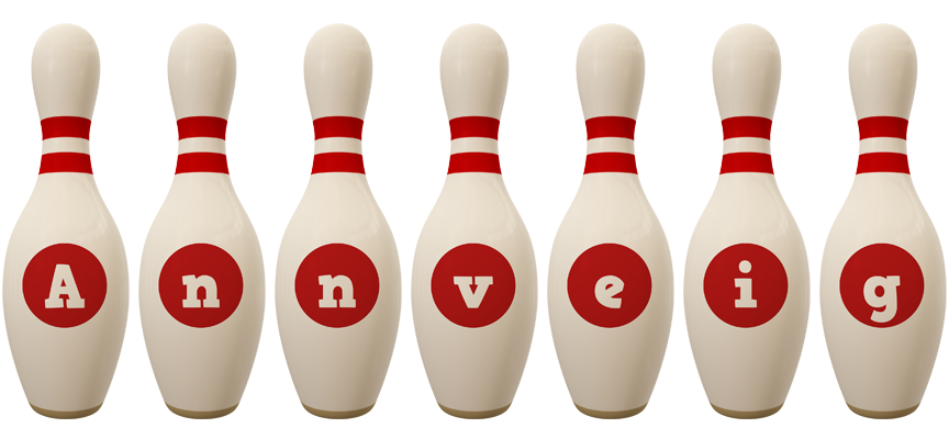 Annveig bowling-pin logo