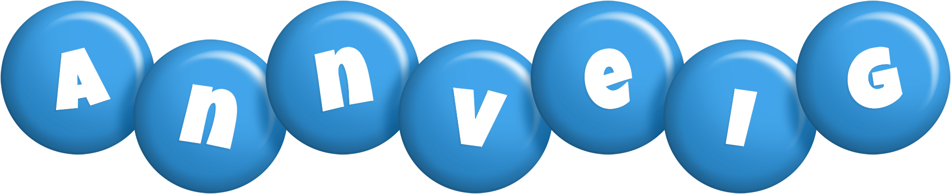 Annveig candy-blue logo