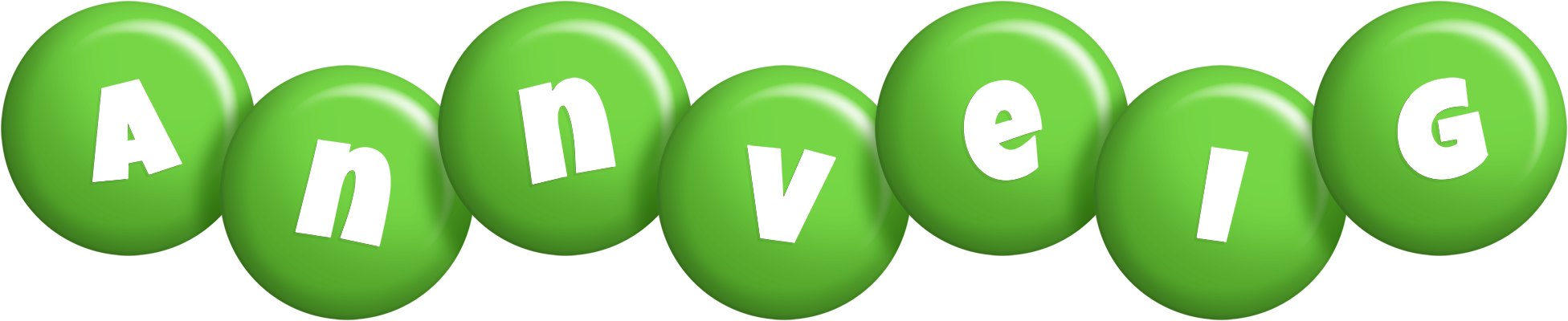 Annveig candy-green logo