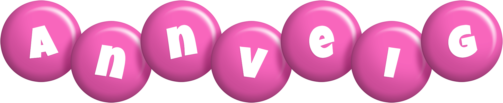 Annveig candy-pink logo