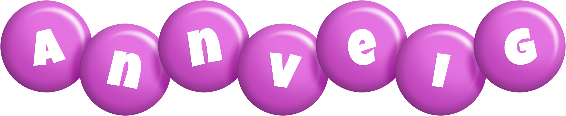 Annveig candy-purple logo