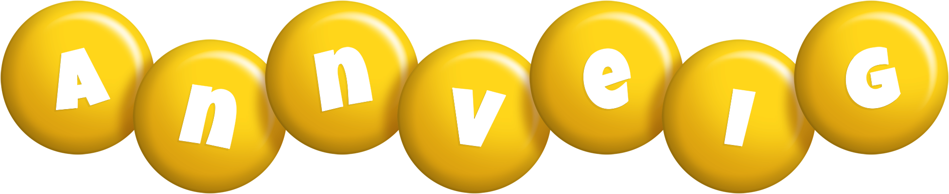 Annveig candy-yellow logo