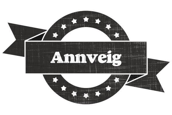 Annveig grunge logo