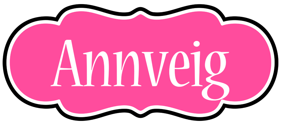 Annveig invitation logo