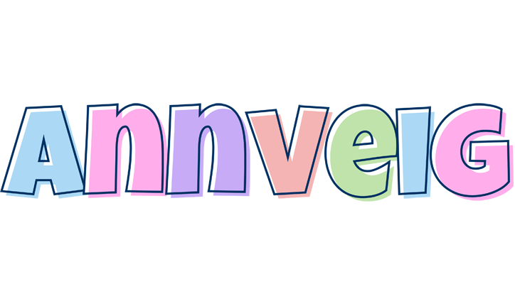 Annveig pastel logo