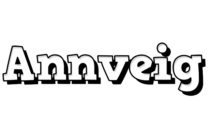 Annveig snowing logo