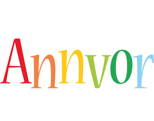 Annvor birthday logo